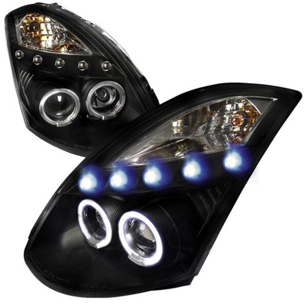 Overtime Black Housing Projector Headlight for 03 to 05 Infiniti G35, 10 x 21 x 27 in. OV2468242 - main